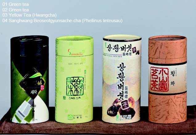 Green tea & Yellow Tea & Phellinus linteus... Made in Korea